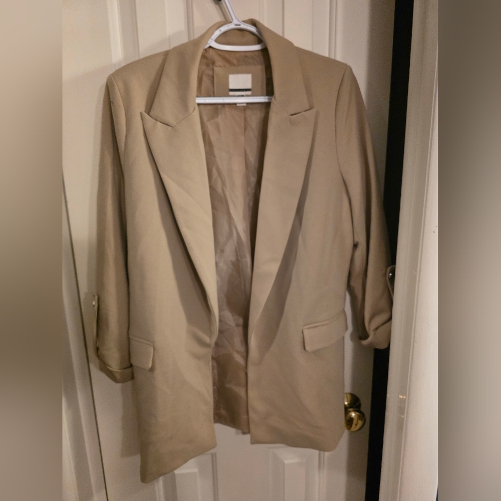 Jules & Leopold Beige Women's Blazer